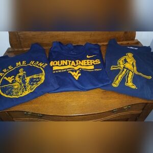 West Virginia Mountaineers Men's 2XL T-shirt (Bundle Of 3)